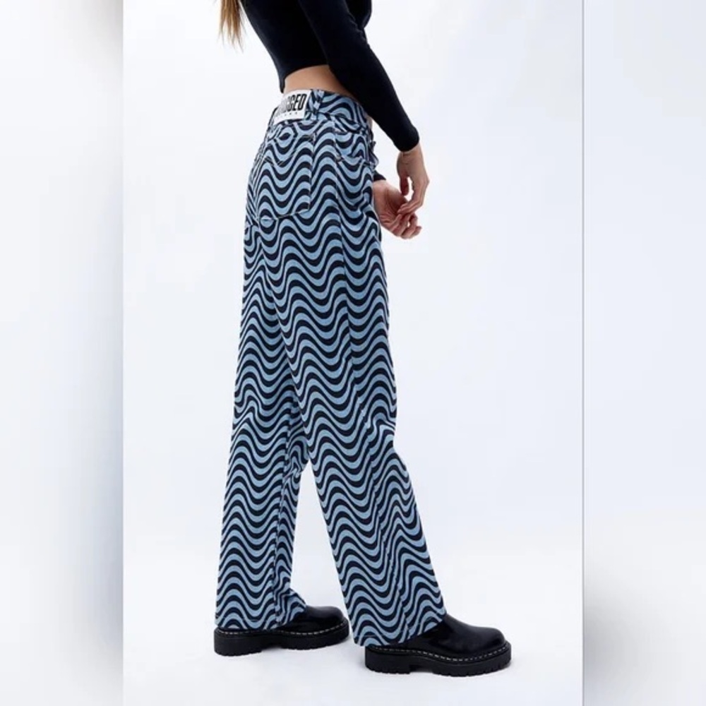 Ragged Priest Wave Pattern Jeans - Picture 3 of 9